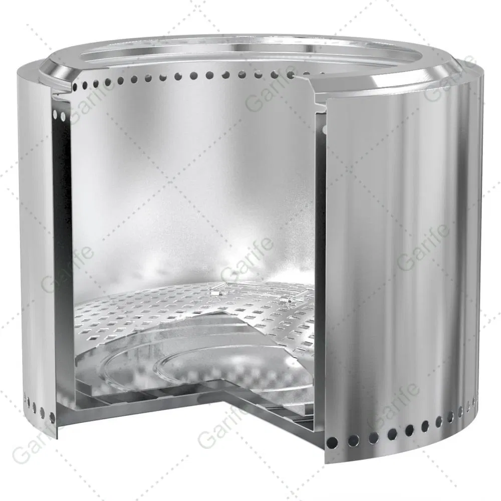 Outdoor Stainless Steel Portable Desktop Fire Pit Smokeless BBQ Grill for Enjoy Life