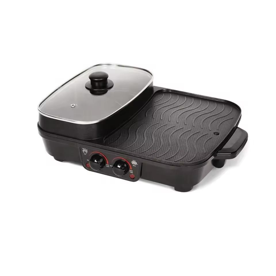 2 in 1 Kitchen Electric Appliance Cooker Electric Hot Pot Electric Multi Cooker Hot Pot