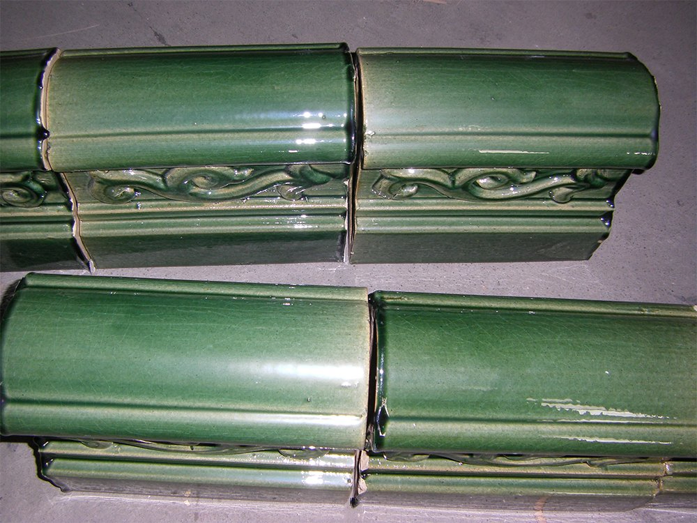 Керамическая черепица Китайская глиняная кровля