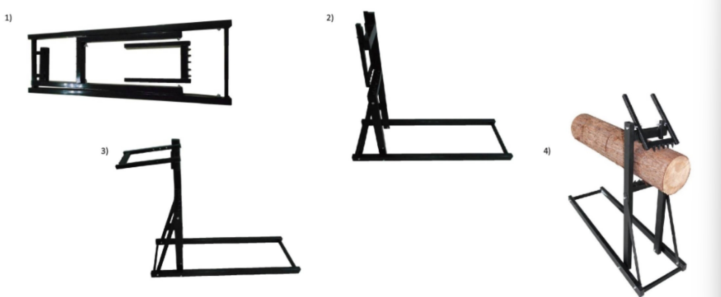 Metal Foldable Steel Log Wood Saw Horse