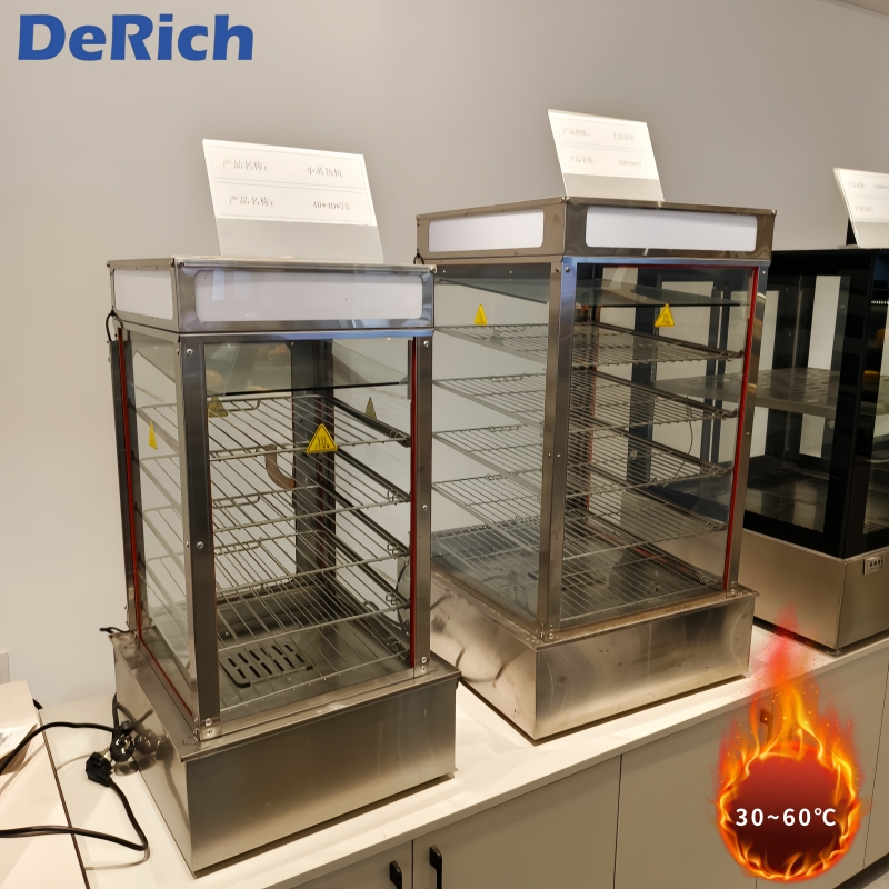 Derich 2025 New Arrival Large Capacity Food Warmer Display Cabinet for Kfc