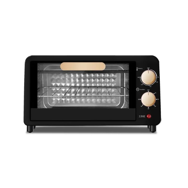 Sleek Compact Digital Oven with Electronic Display and Double Glass