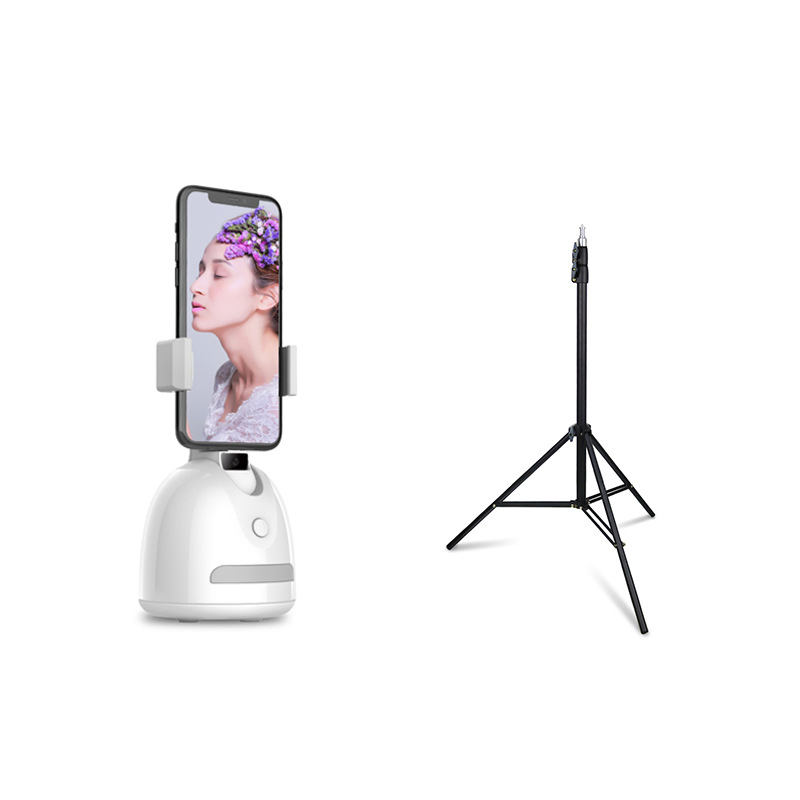 Smart Selfie Stick 360 Rotation Shot Tripod Phone Holder Gimbal Stabilizer for Auto Face Tracking Shooting