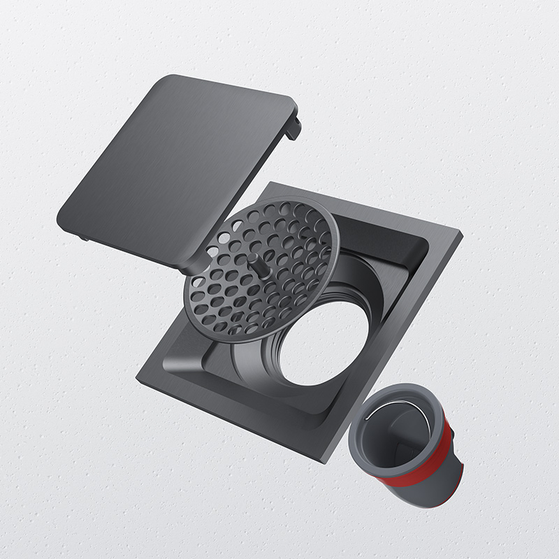 Напольный трап с антизапахом для ванной