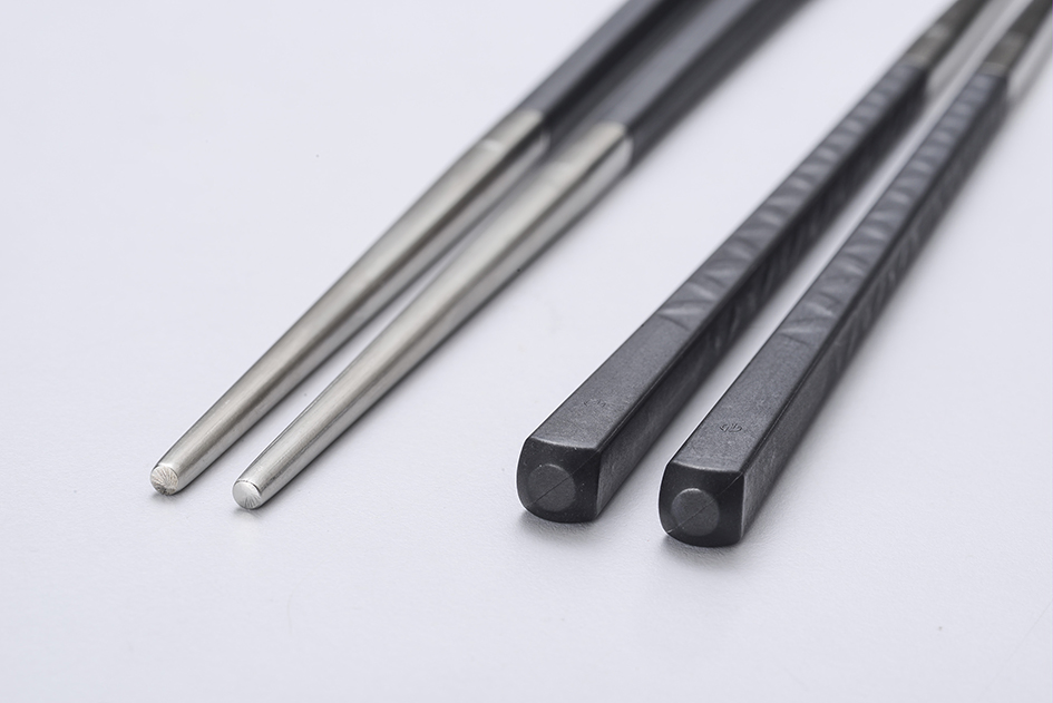 Factory New Design Melamine Korean Style 24cm Alloy Chopsticks for BBQ Restaurant