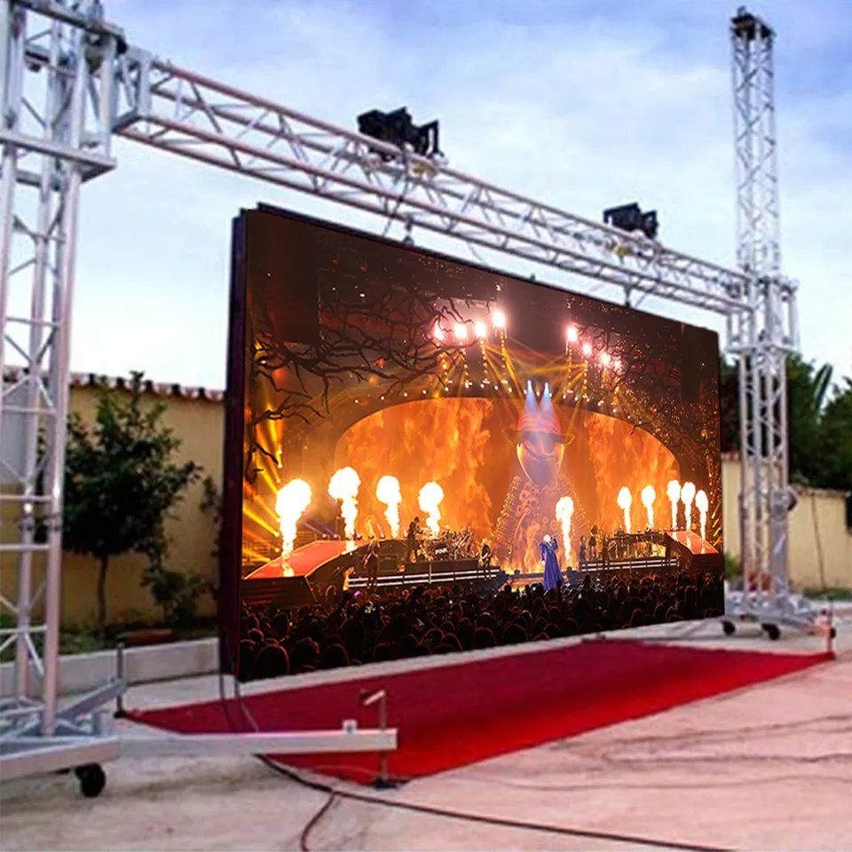 Outdoor Indoor Event Wedding Party Stage Rental Digital Video Player LED Screen Display SMD Advertising LED Screen LED Display