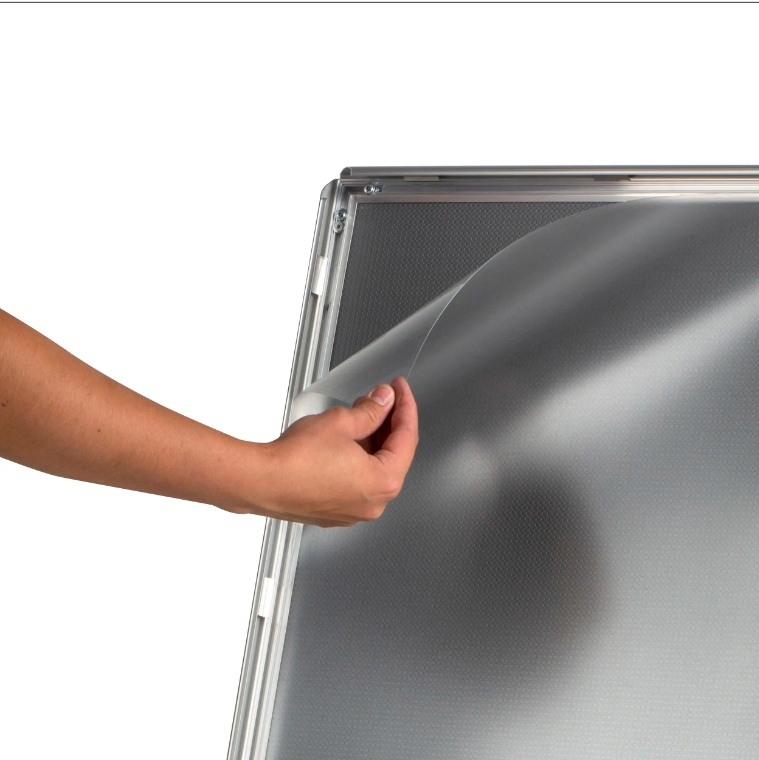 Snap Frame, 25 mm Profile, Mitred A1, Silver Aluminum Poster Frame