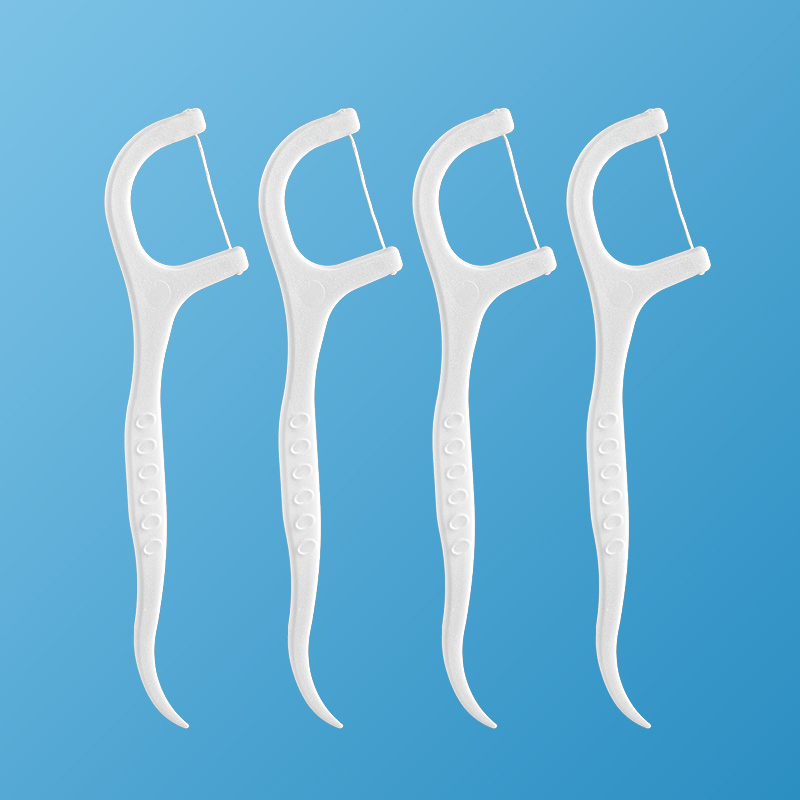 Wholesale Portable Box Dental Flossers Toothpick 50PCS Disposable Mint Floss Pick
