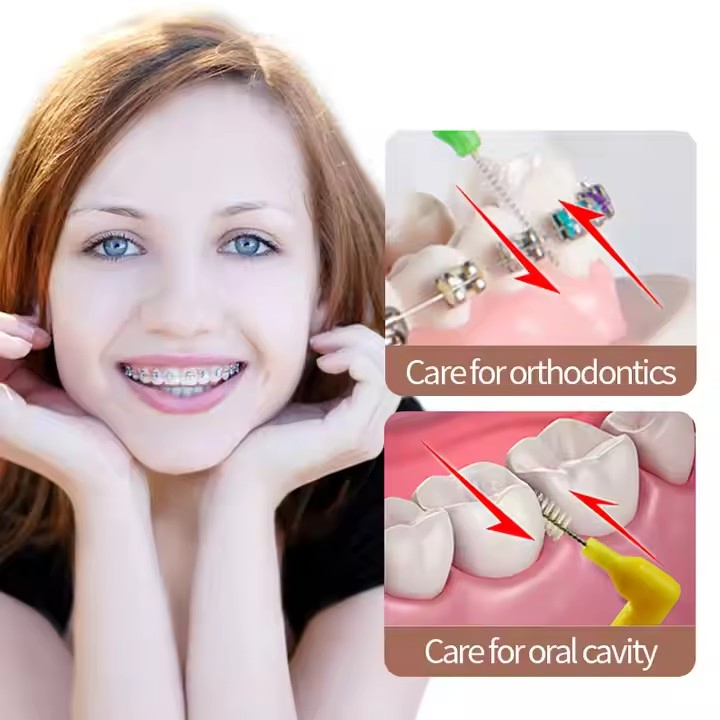 Manufacturers Oral Care Adult Brace Toothbrush Cleansing Interdental Tooth Brushes