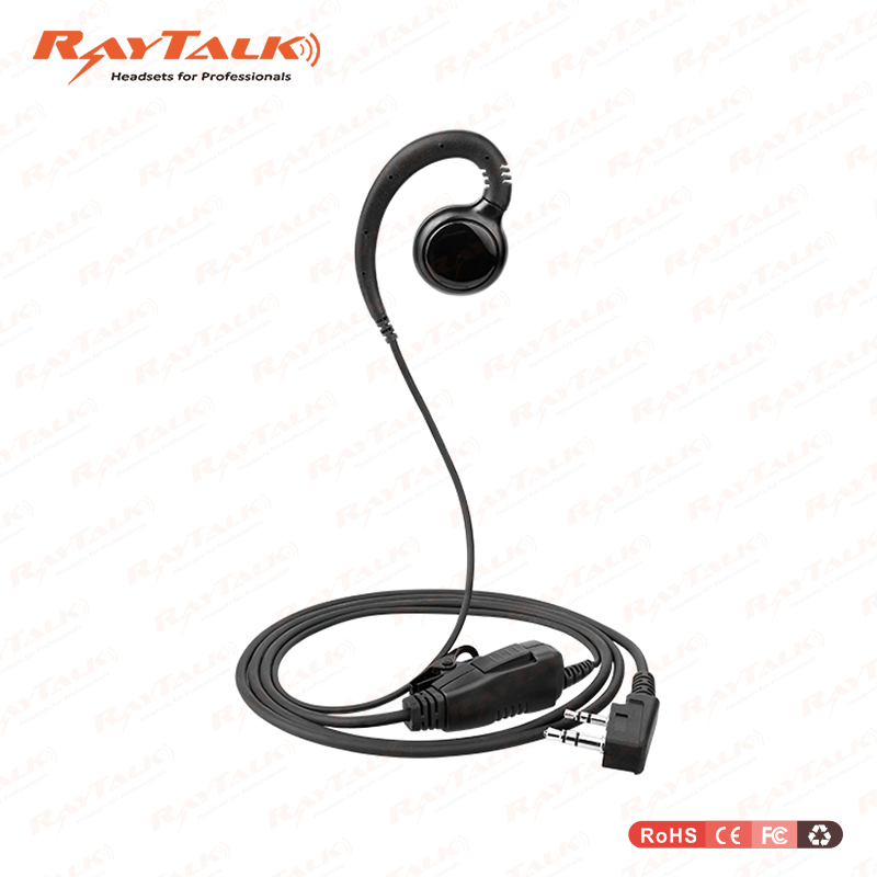 1 Wire C Ring Earpiece with Inline Ptt for Motorola Cp140/Cp1300