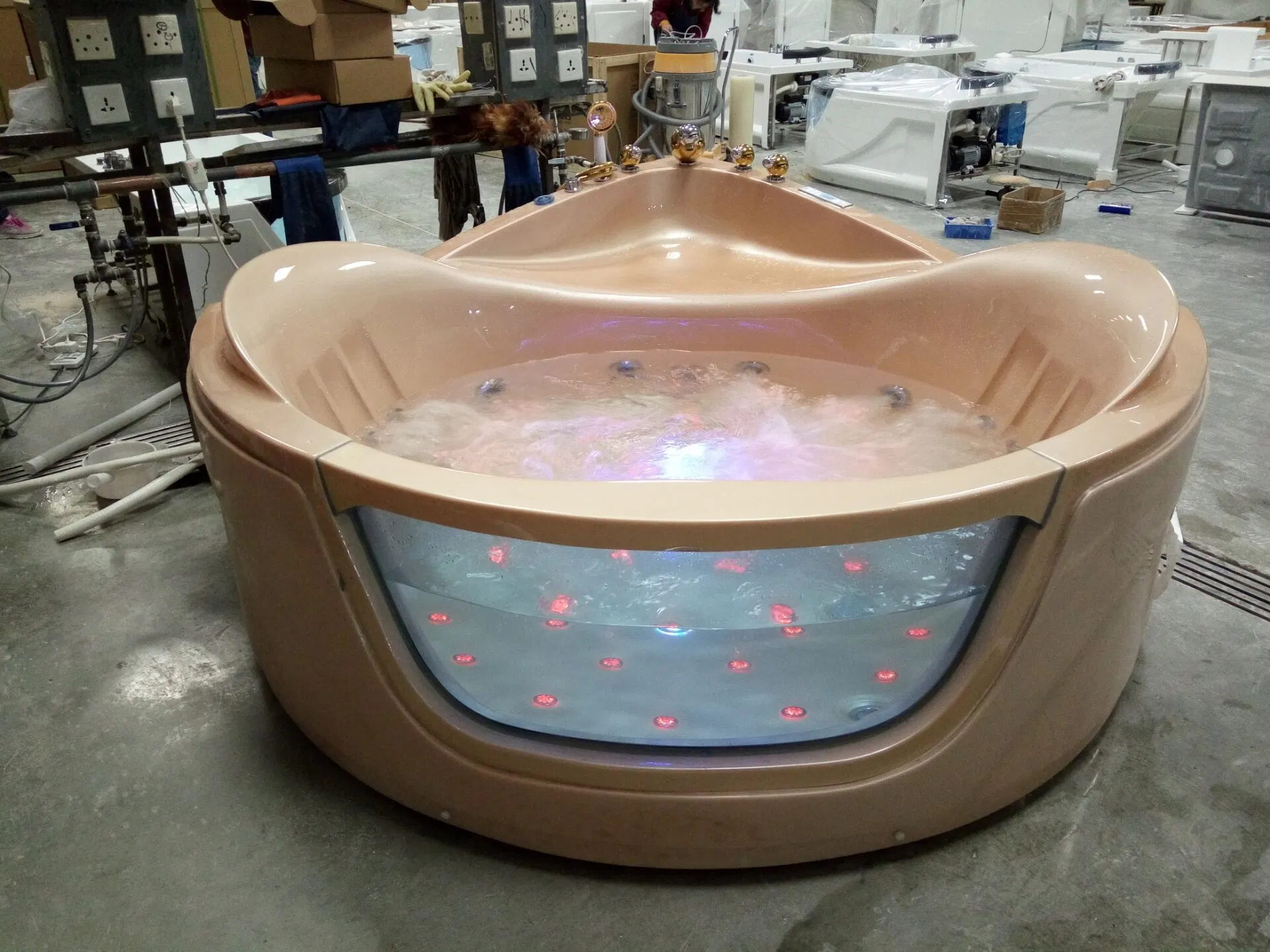 Угловая гидромассажная ванна для двоих HANSE