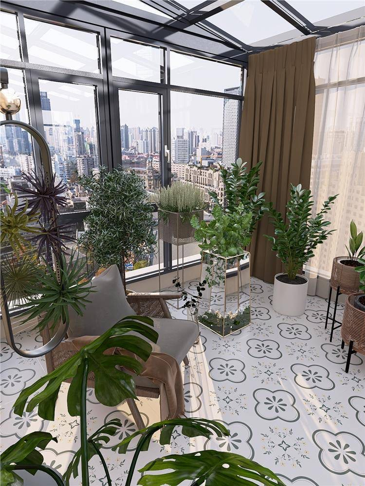 Non-Slip 400X400mm New Decoration Pattern Porcelain Floor Wall Tile for Bathroom Kitchen Balcony