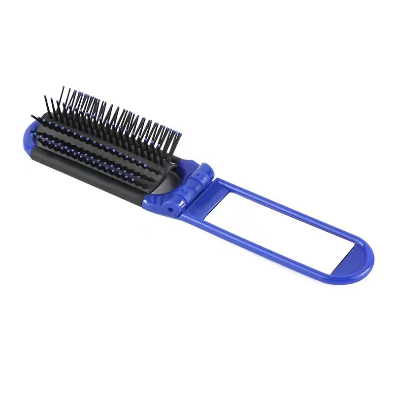 High Quality Plastic Folding Hair Comb Wholesale Travel Portable Comb
