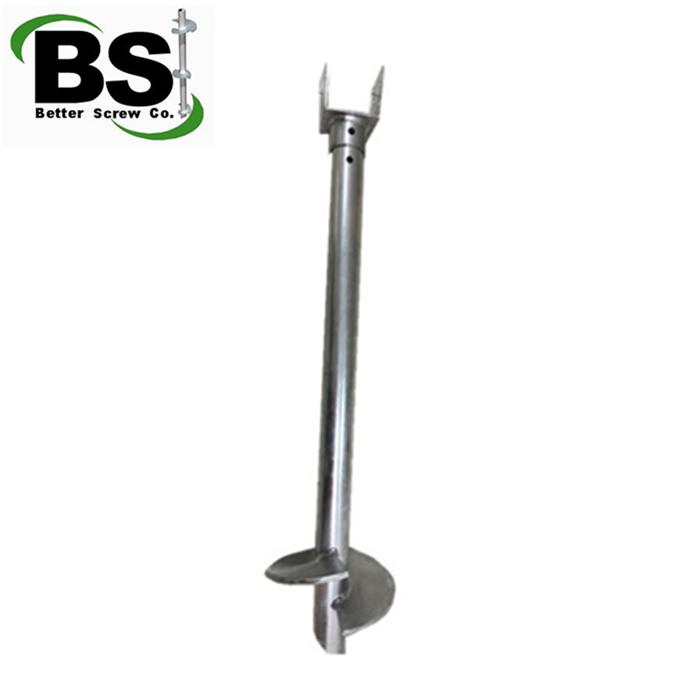 Construction Hot Dipped Galvanized Ground Screw Pile