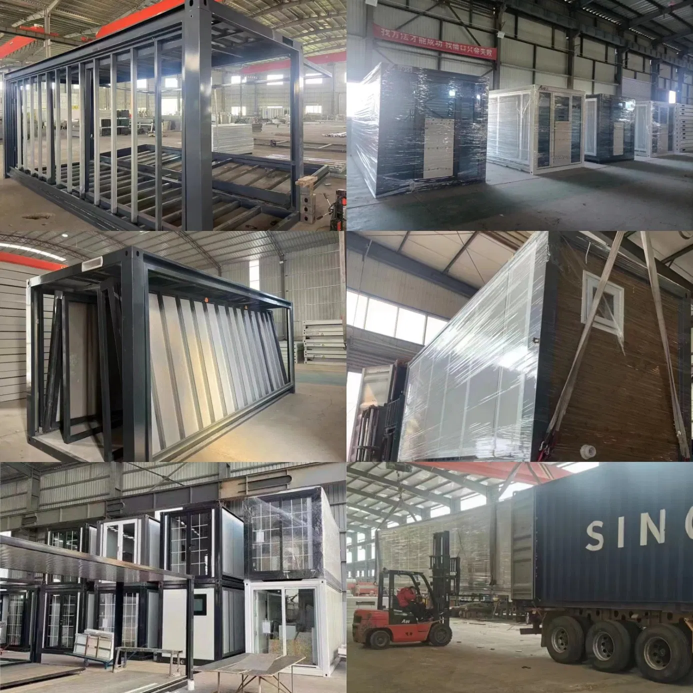 Prefab Container Shop Store Modular Prefabricated Etong Price Prefabricated Log House