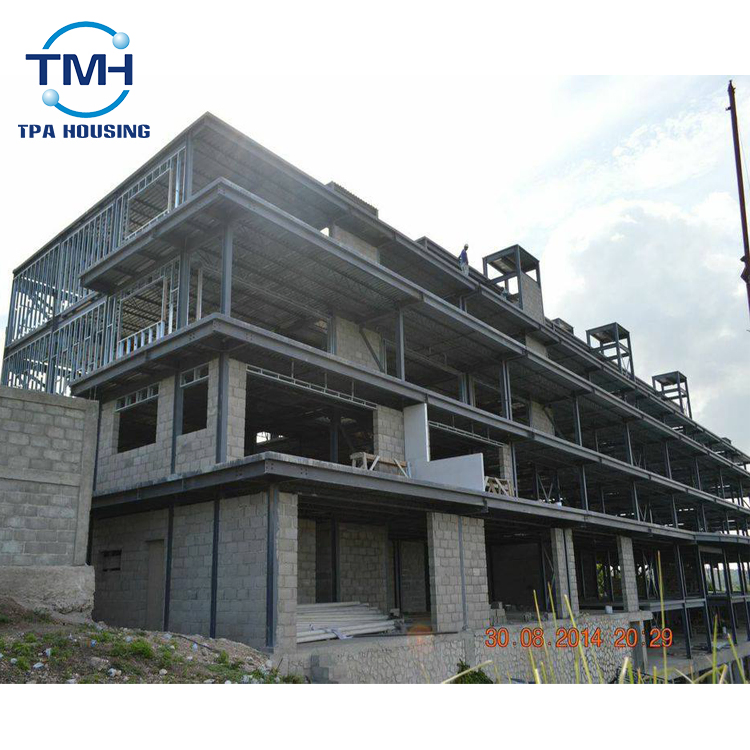 Luxury Steel Fabrication Light Steel Structure Apartment Modular Design Prefabricated House Building