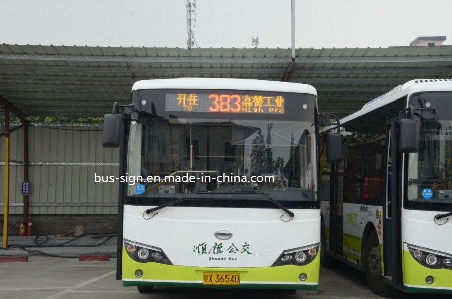 LED Destination Route Board for Bus Front
