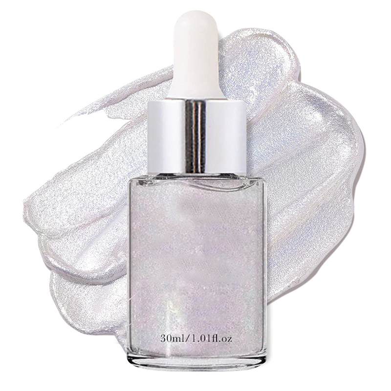 Beauty Cosmetics Skin Care Label Liquid Highlighter Makeup Body Shimmer