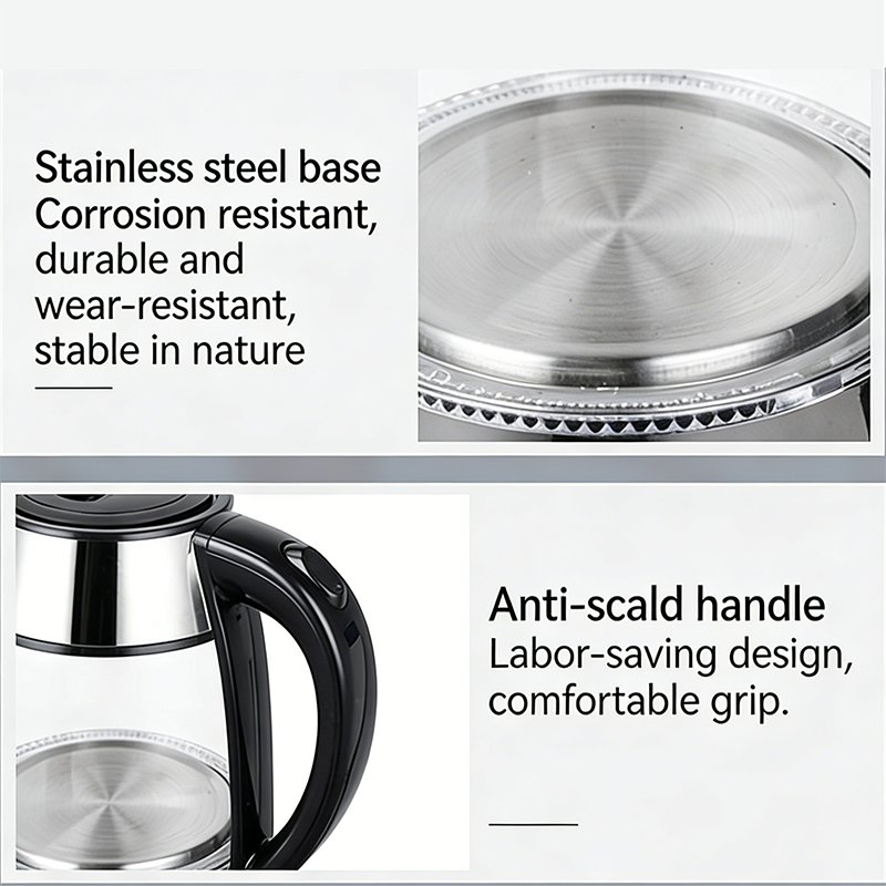 Factory Wholesale 1.8L Electric Kettle with Glass