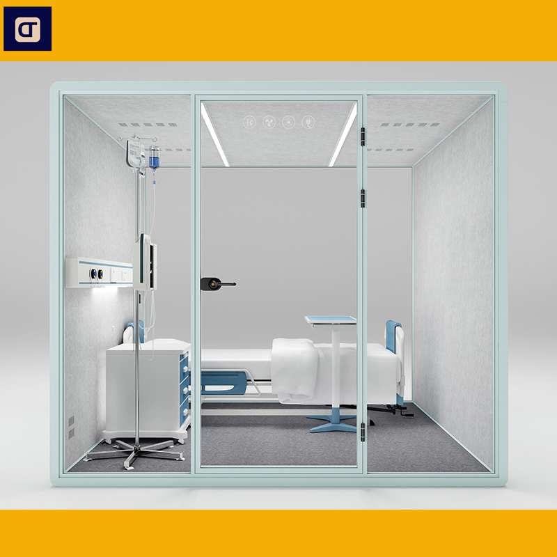 Flexspace Movable Wheels Phone Booth Soundproof Office Pod