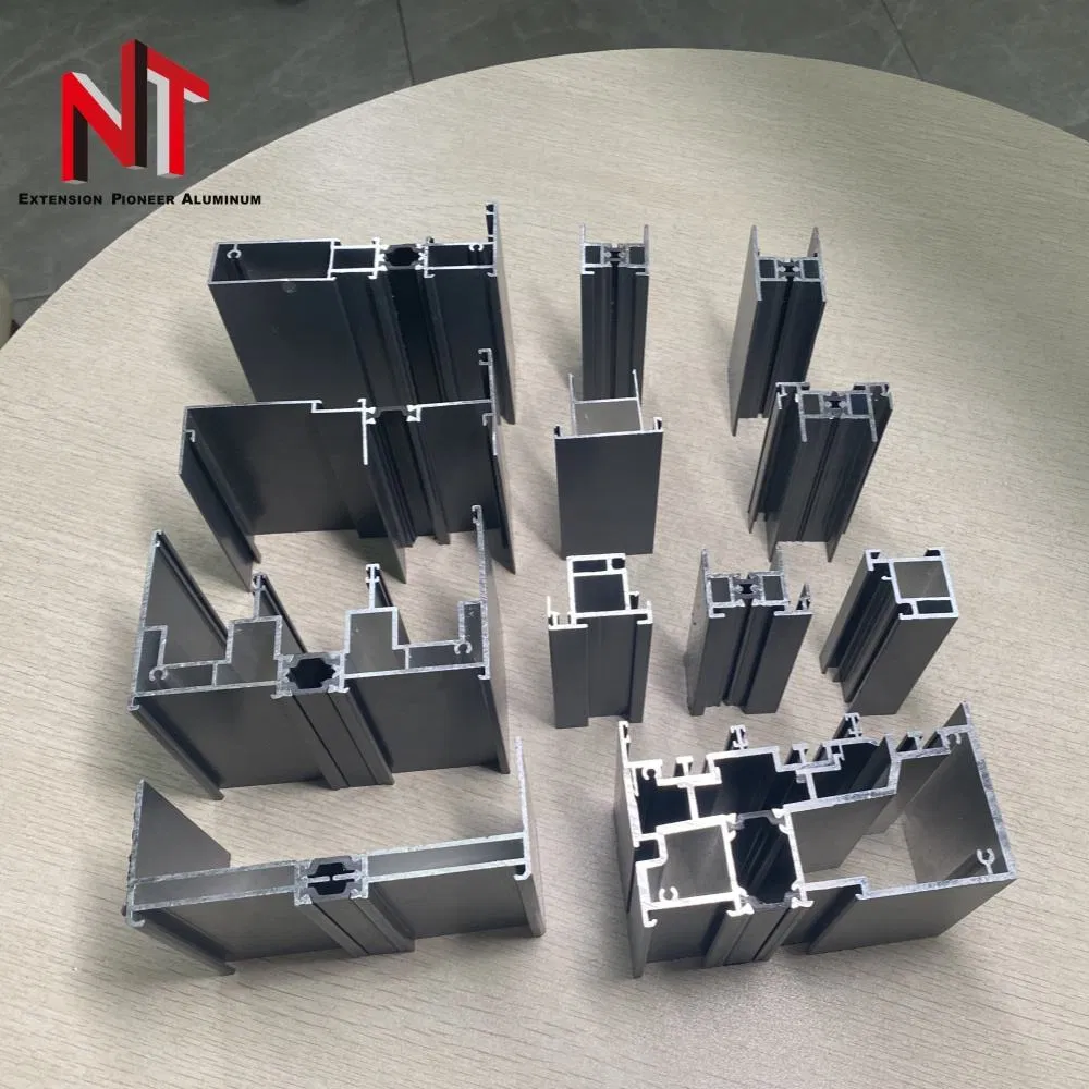 Алюминиевый трековый профиль для раздвижных дверей и окон