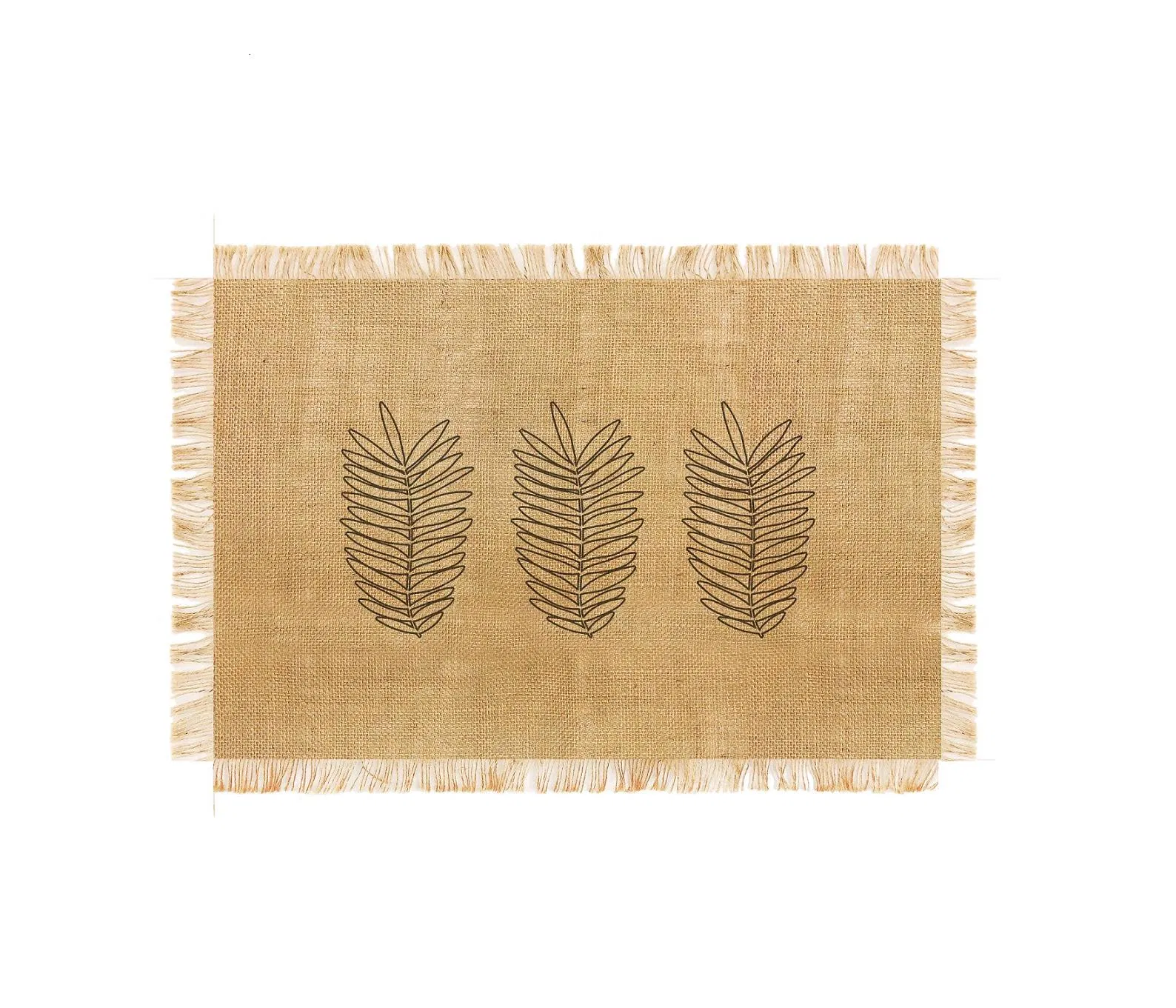 Factory Wholesale Fashionable Durable Jute Placemat Cotton Placemat