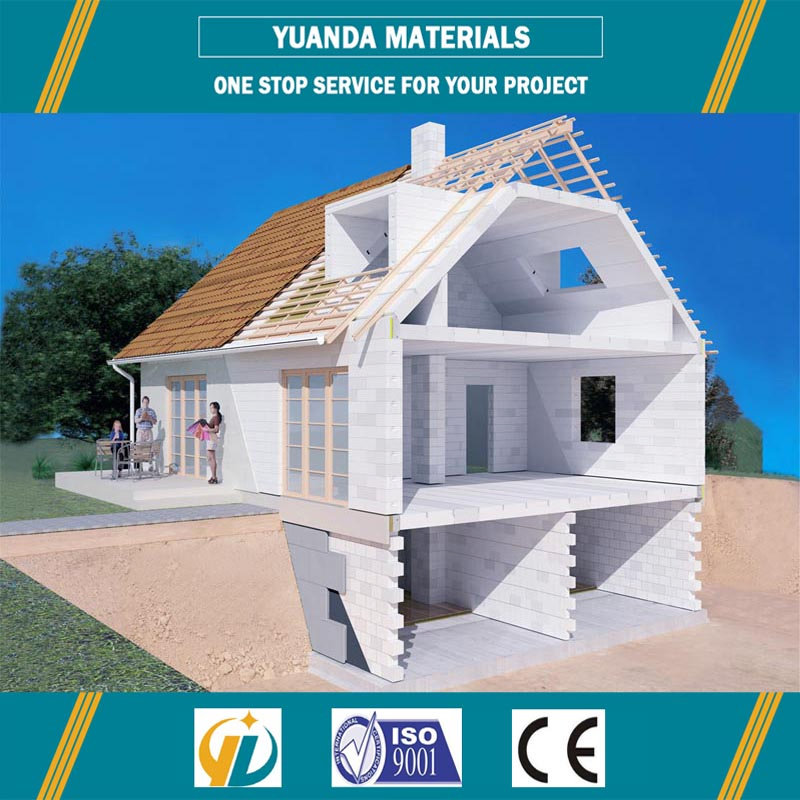 Steel Structure Flat Roof Prefab Villa House