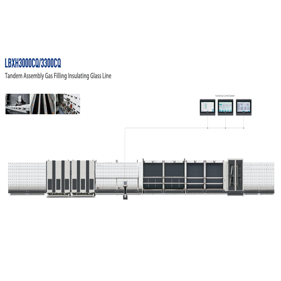 High-Quality and Inexpensive Tandem Assembly Gas Filling Insulating Glass Production Line Direct Sales