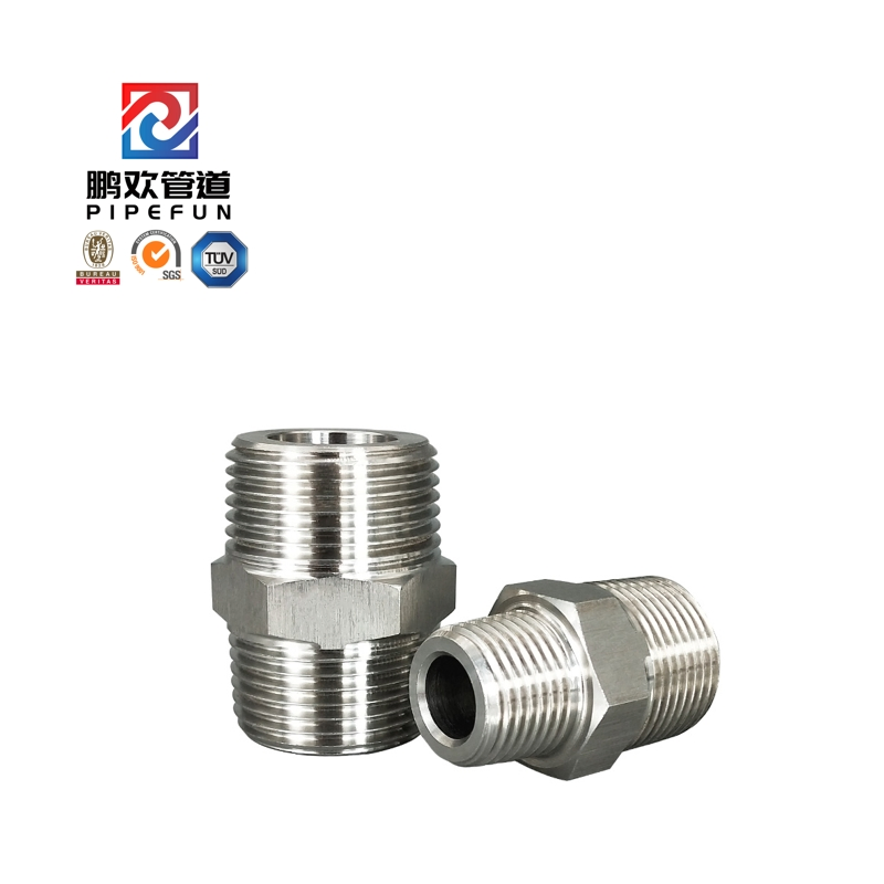 304/316 Stainless Steel Nipple of Pipe Fitting