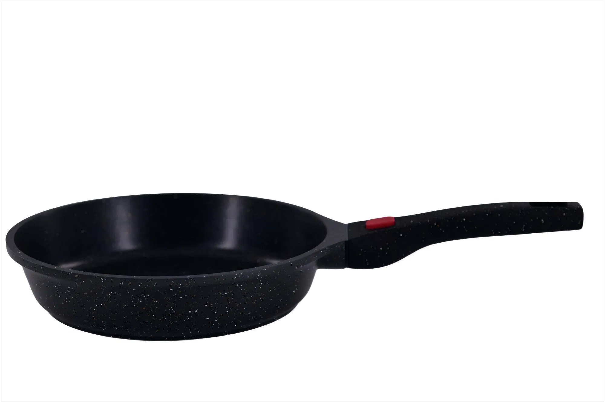 Skillet 26cm Aluminum Non-Stick Kitchenware Straight-Mouthed Frying Pan with Lid