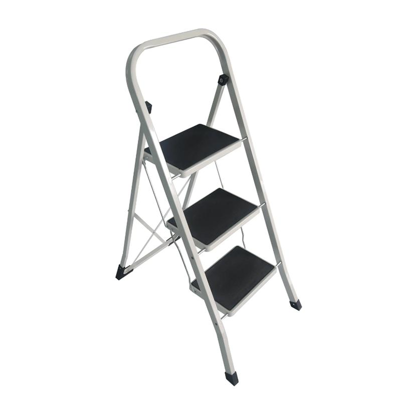Factory Hot Selling Home Use 2 Steps Folding Steel Ladders for 150kgs