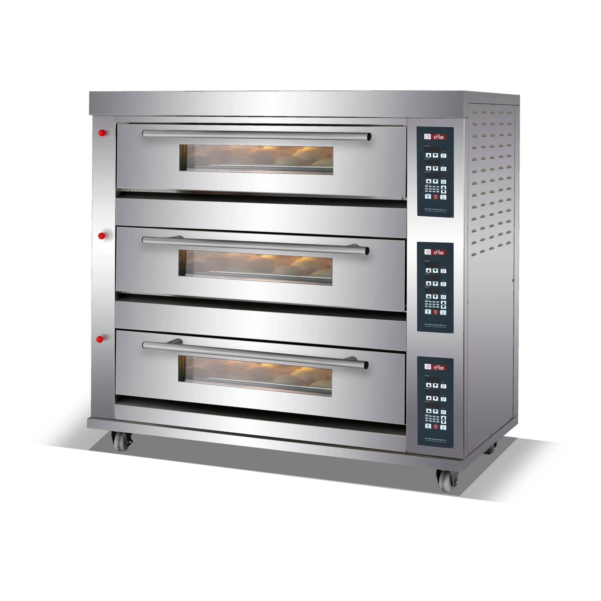 High-Performance Commercial Gas Deck Oven with Digital Controller for Bakeries and Restaurants
