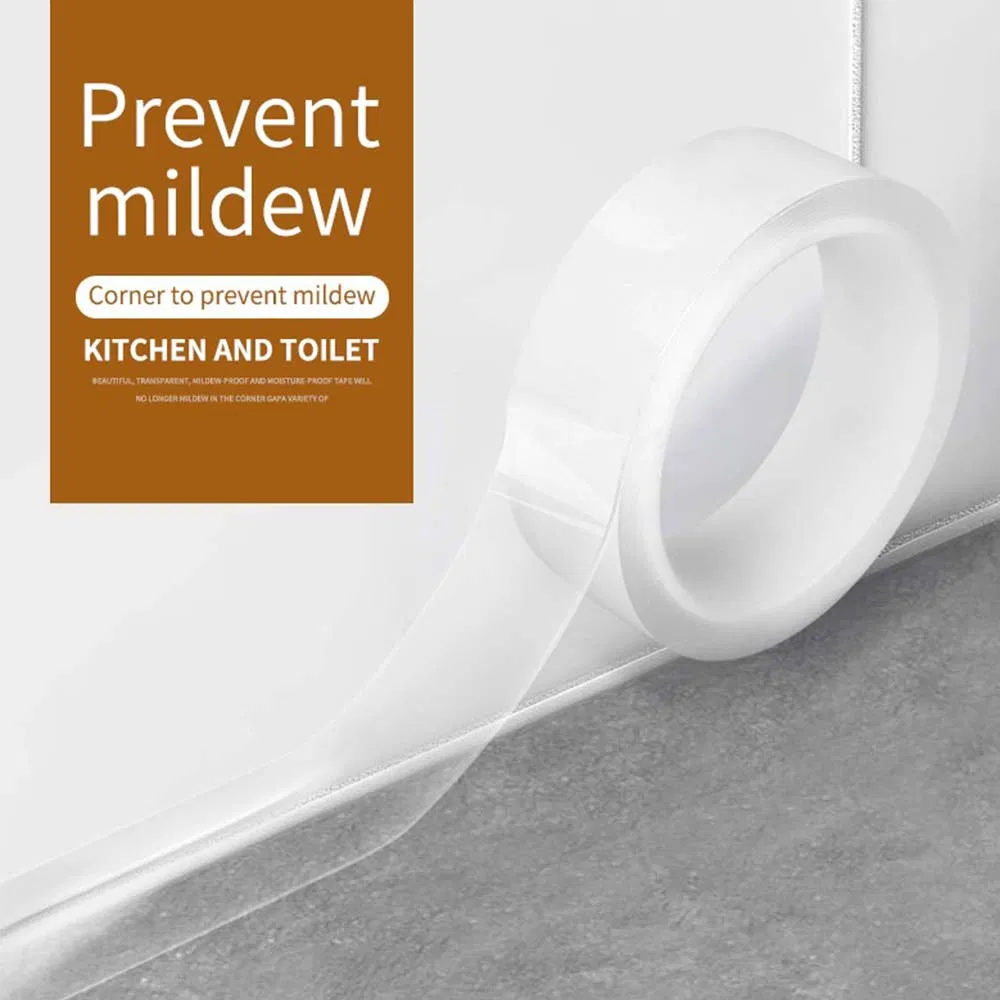 Waterproof Mildew-Proof Multifunction Clear Adhesive Tape for Bathroom and Kitchen