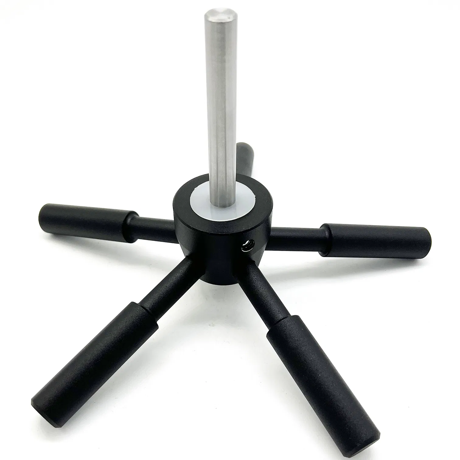 Black Chrome Titanium Plating 5 Spoke Safe Handle for Vautl Door