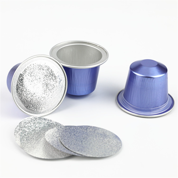 High Quality Free Sample Household 15ml Nespresso Aluminum Foil Coffee Capsule Cup