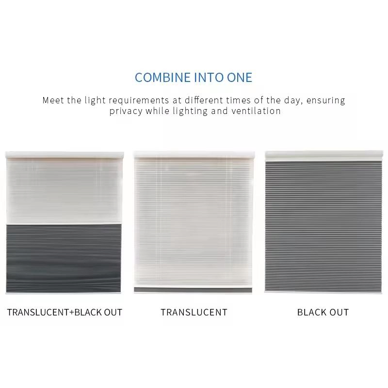 Motorized Blind Tension Holding Top Down Bottom up Electric Blind