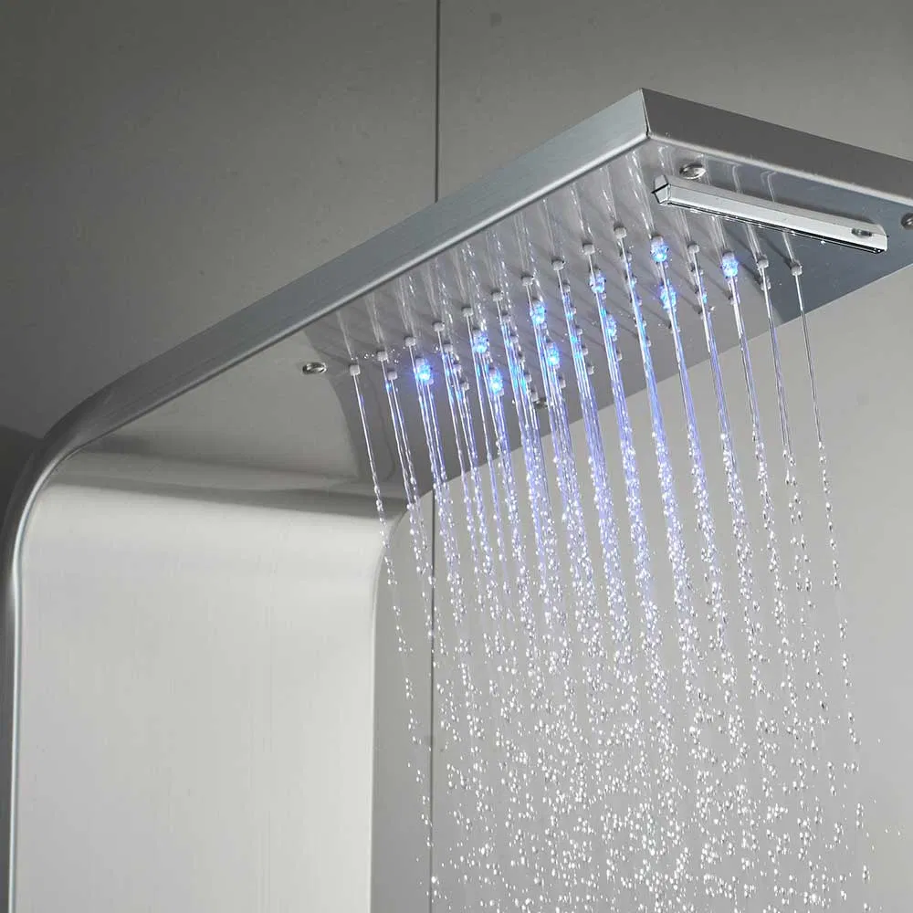 Upc Wall Mounted Rain Shower Faucet Set Panel Grifo
