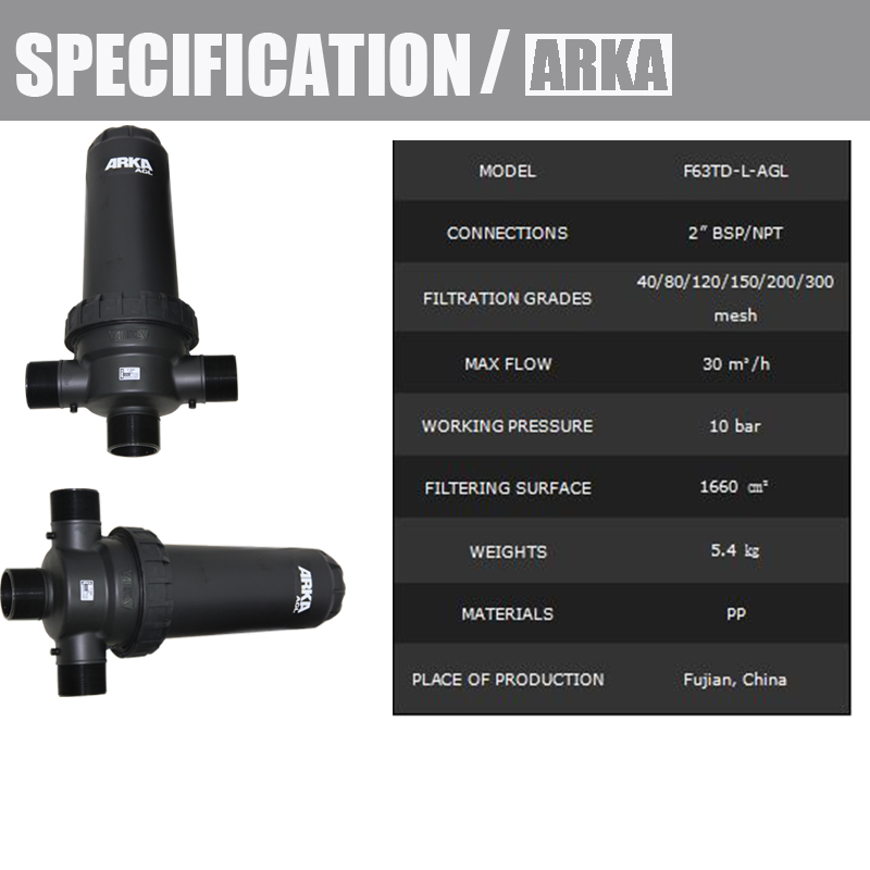 2" Agl Type Manual Competitive Prices Disc Filter, Filter for Industrial Irrigation
