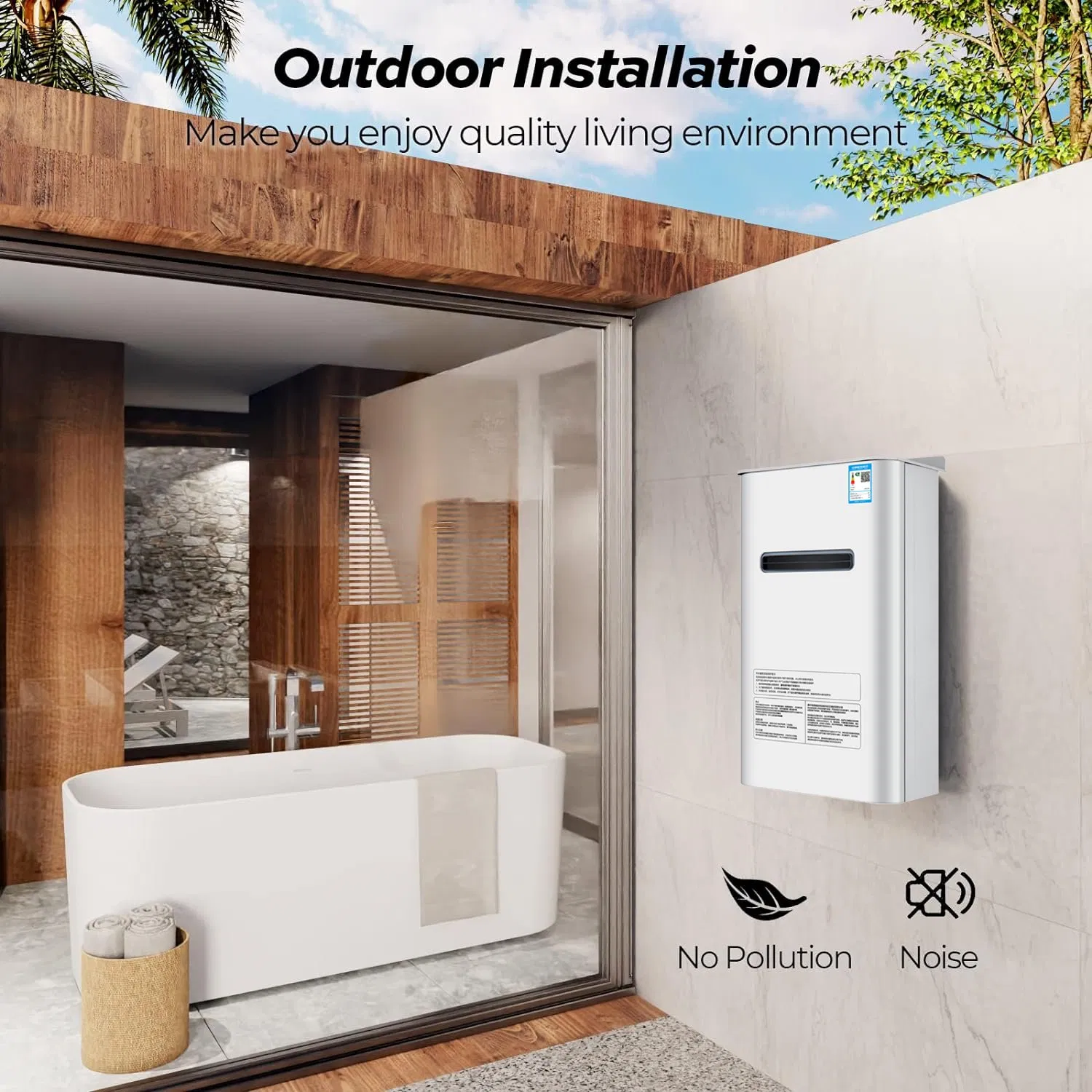 Outdoor Propane Constant Temperature Hot Instant Tankless Gas Water Heaters