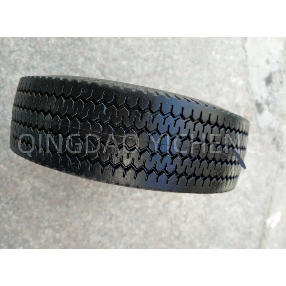 PU Foam Flat Wheel Solid Swivel Caster for Wheelbarrow Hand Trolley Flat