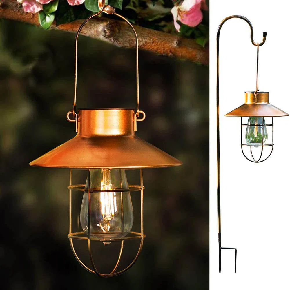 Adjustable Shepherd Iron Hook for Lantern Garden Outdoor Hanging Plants