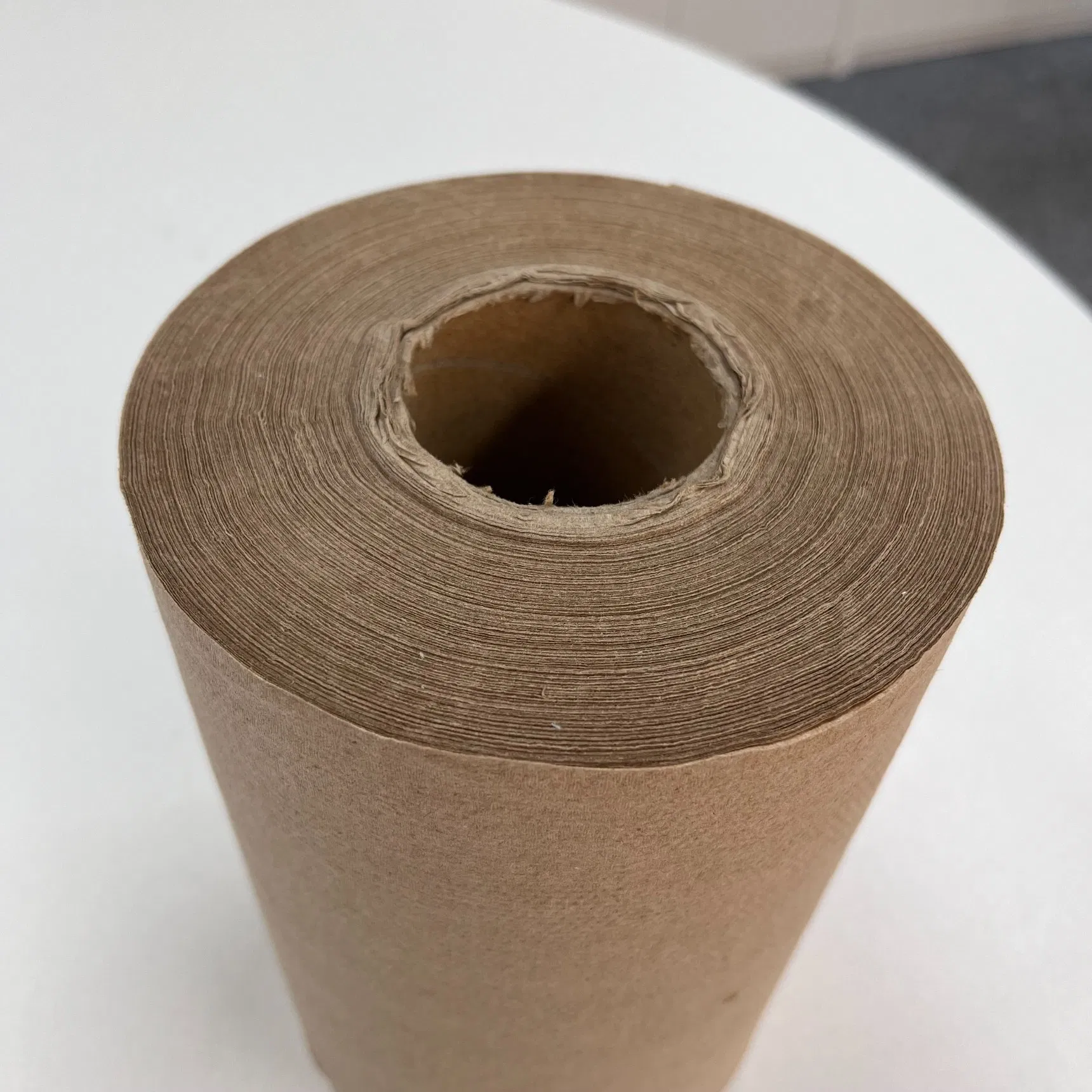 Kitchen Jumbo Roll 1ply 45GSM Unbleached Kraft Recycled Pulp Paper Towel Roll