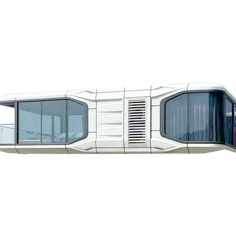 Mobile Prefabricated Modern Vacation Hotel Luxury Home Portable Living Tiny House Modular Vessel Space Capsule