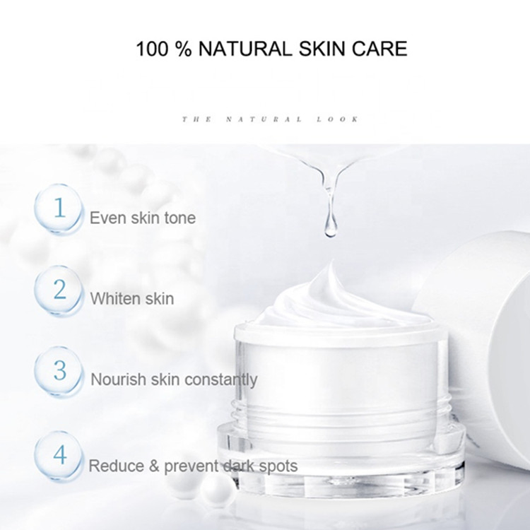 Natural Skin Tone Dark Spots Removing Ginseng Pearl Whitening Cream