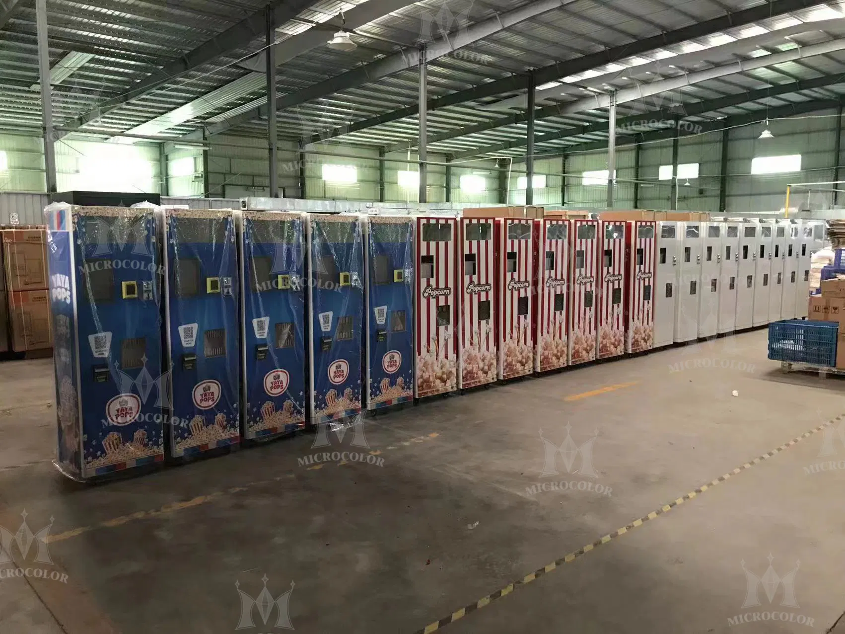 Custom Multiple Flavored Popcorn Machine Smart Automatic Popcorn Vending Machine for Business Use