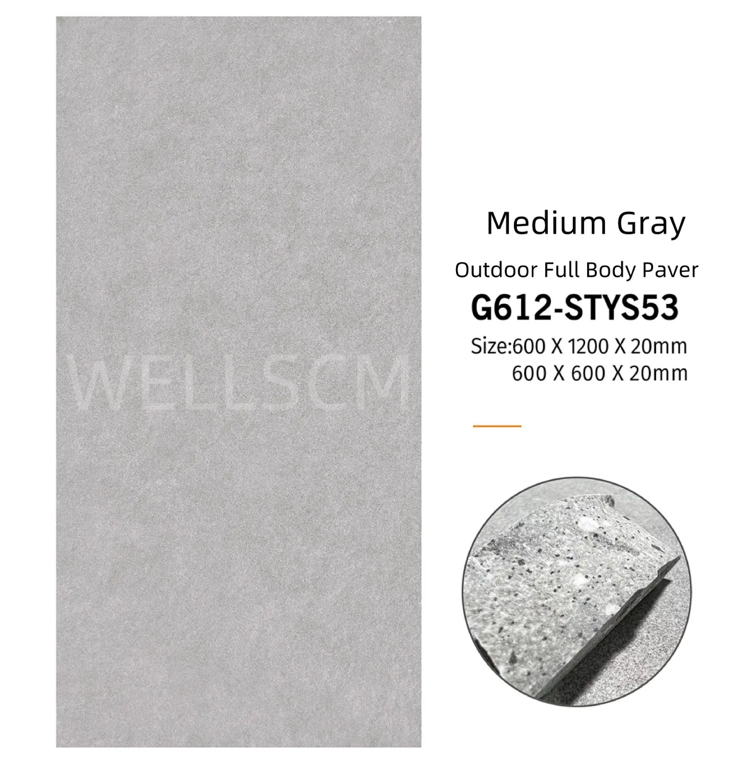 Full Body 60*60 Cm Porcelain Basaltino Top Quality Wholesale Natural Stone Facades 20mm Porcelain Paver Paving Tiles 600*600mm