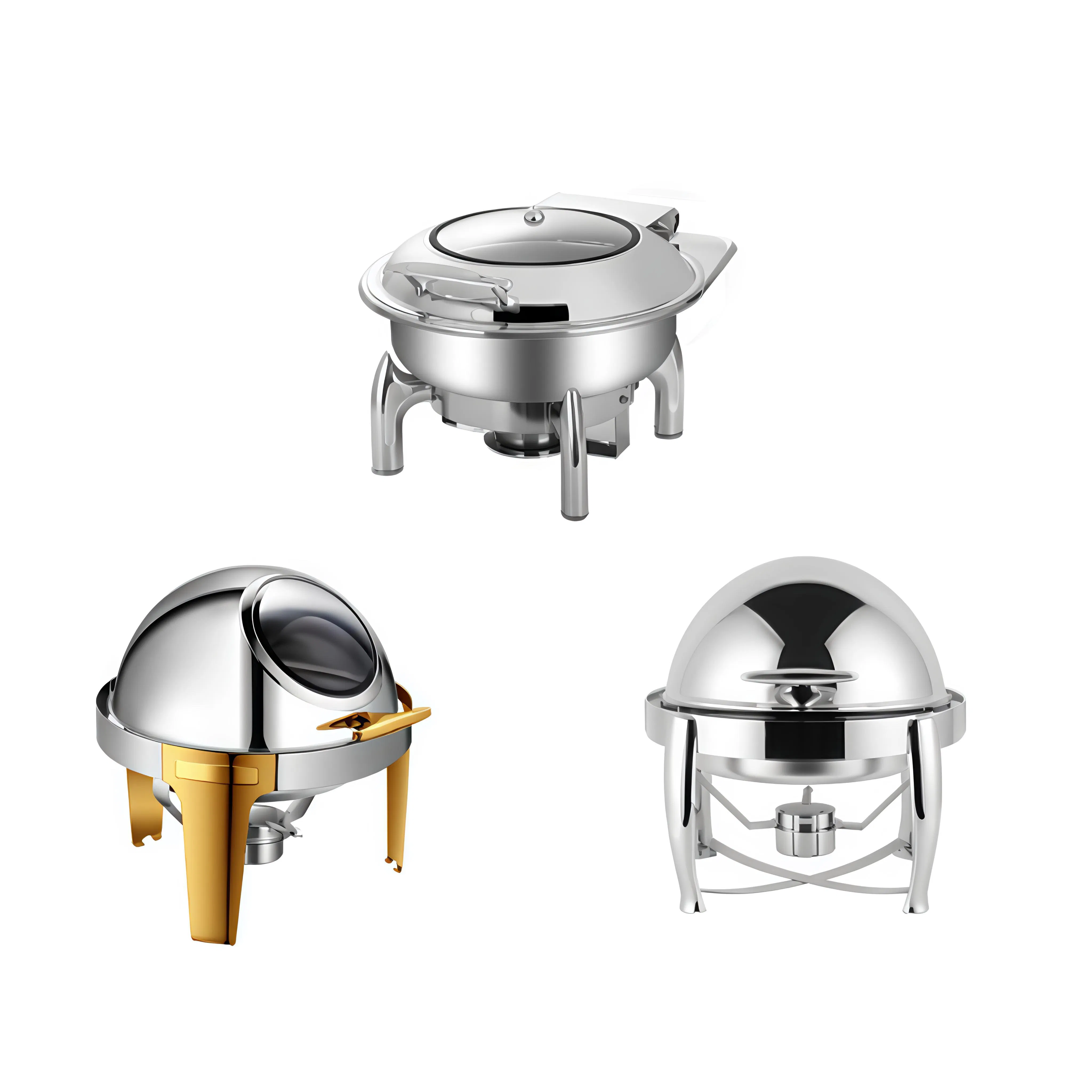 Hot Sale Hotel Equipment Compact Alcohol Stove with Elegant Glass Lid Design