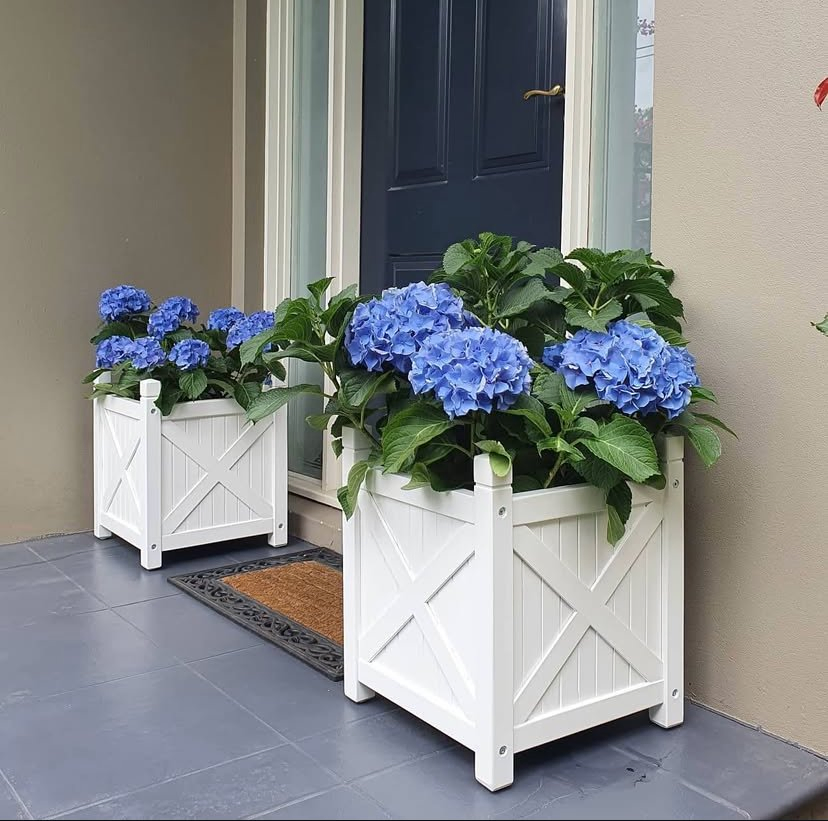 Large Hard Wood Planter Box for Porch Verandah Garden Patio