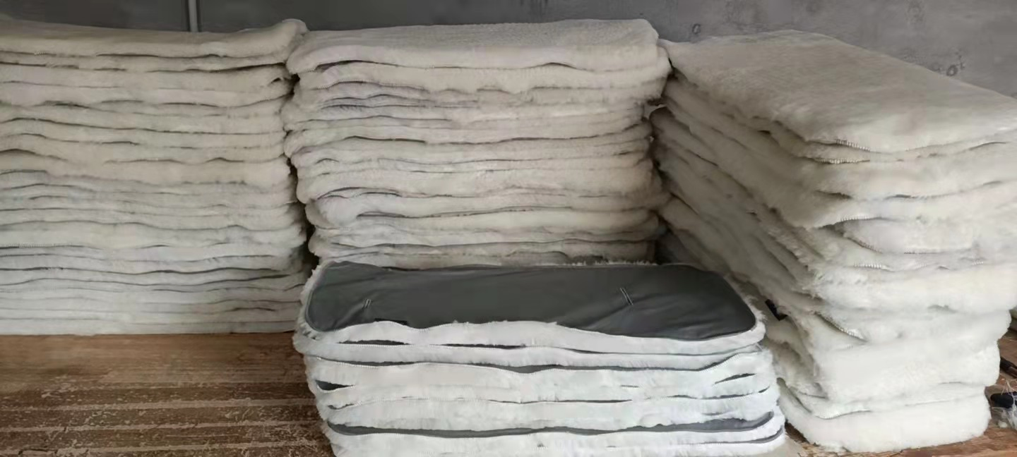 Premium Quality Genuine Sheepskin Fur Long Wool Bassinet Liner in Different Colors