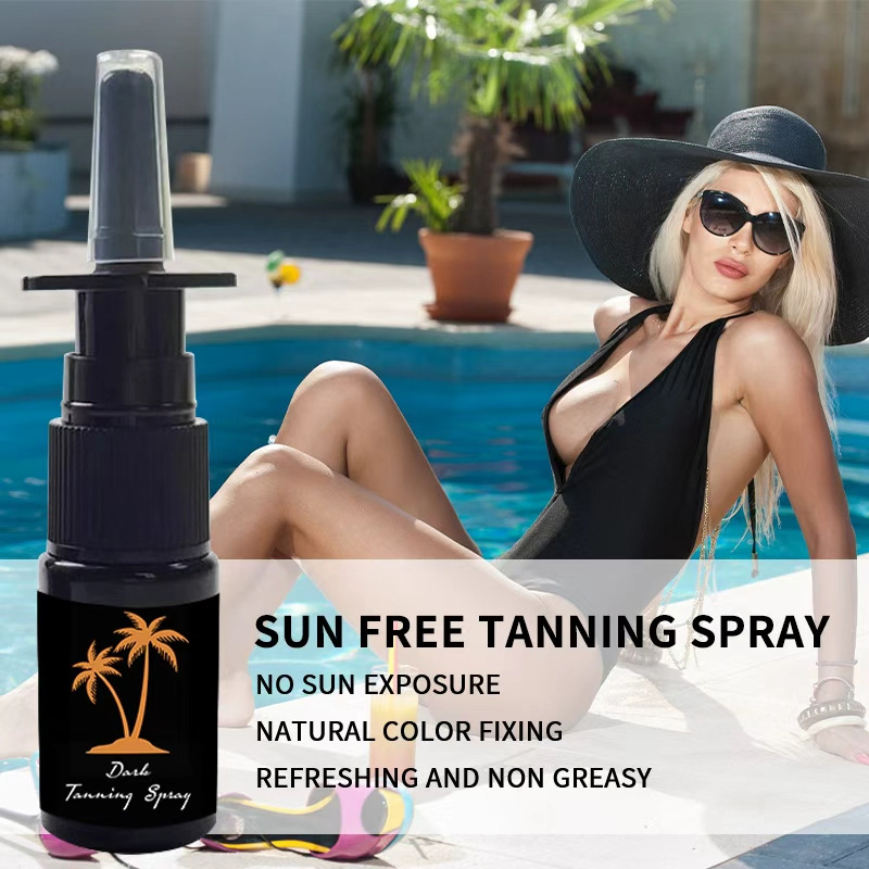 Private Label Tanning Nasal Spray Tanning Accelerator for Skin Bronzing 10ml 20ml-Melanotan II